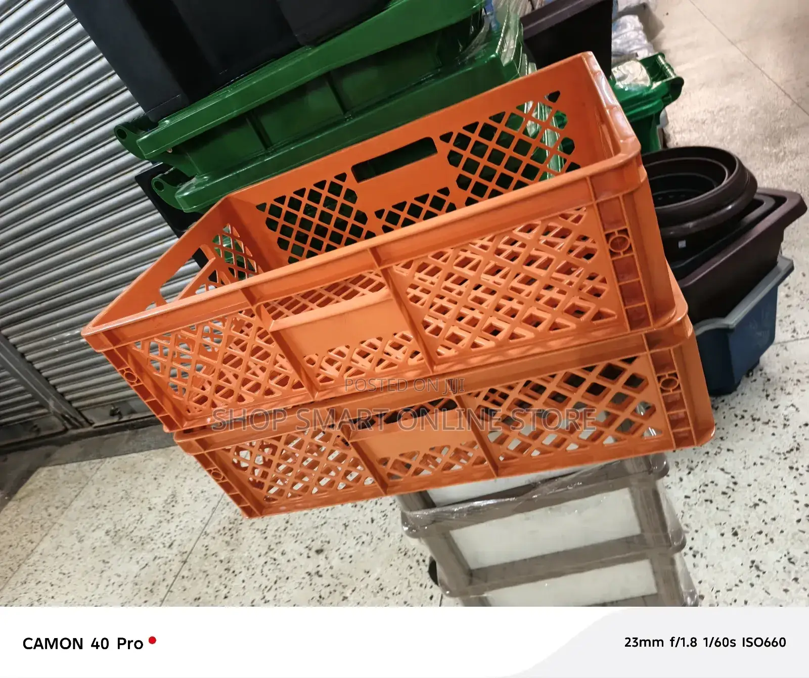 Orange Plastic Crates Plastic Crates