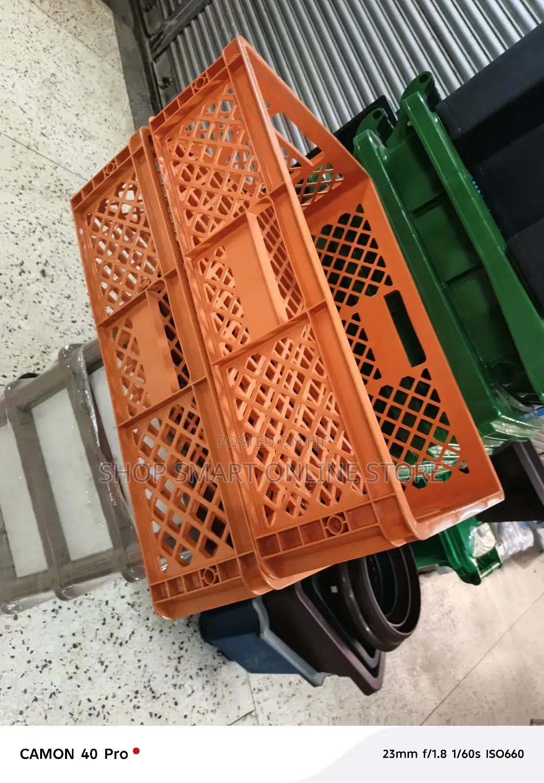 Orange Plastic Crates Plastic Crates