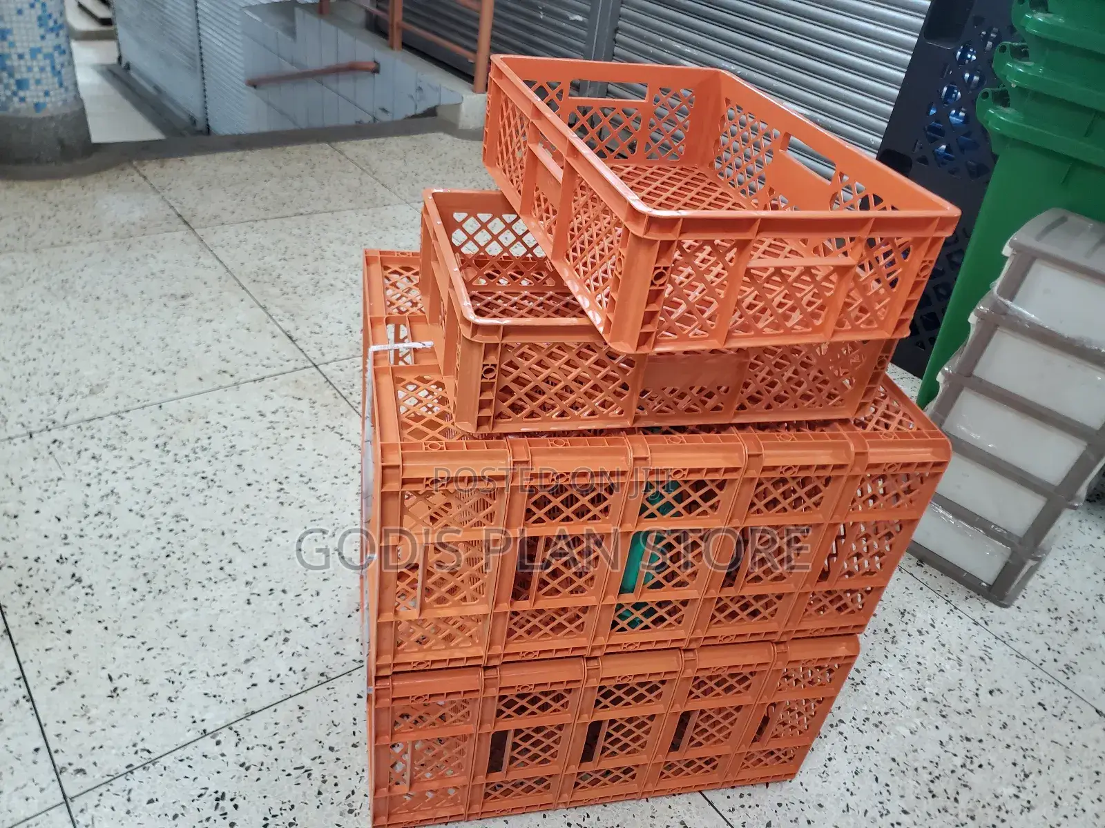 Solid Plastic Crates Small