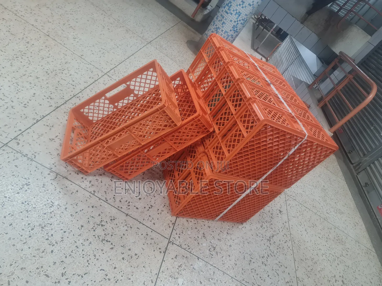 Organized Plastic Crates Plastic Crates