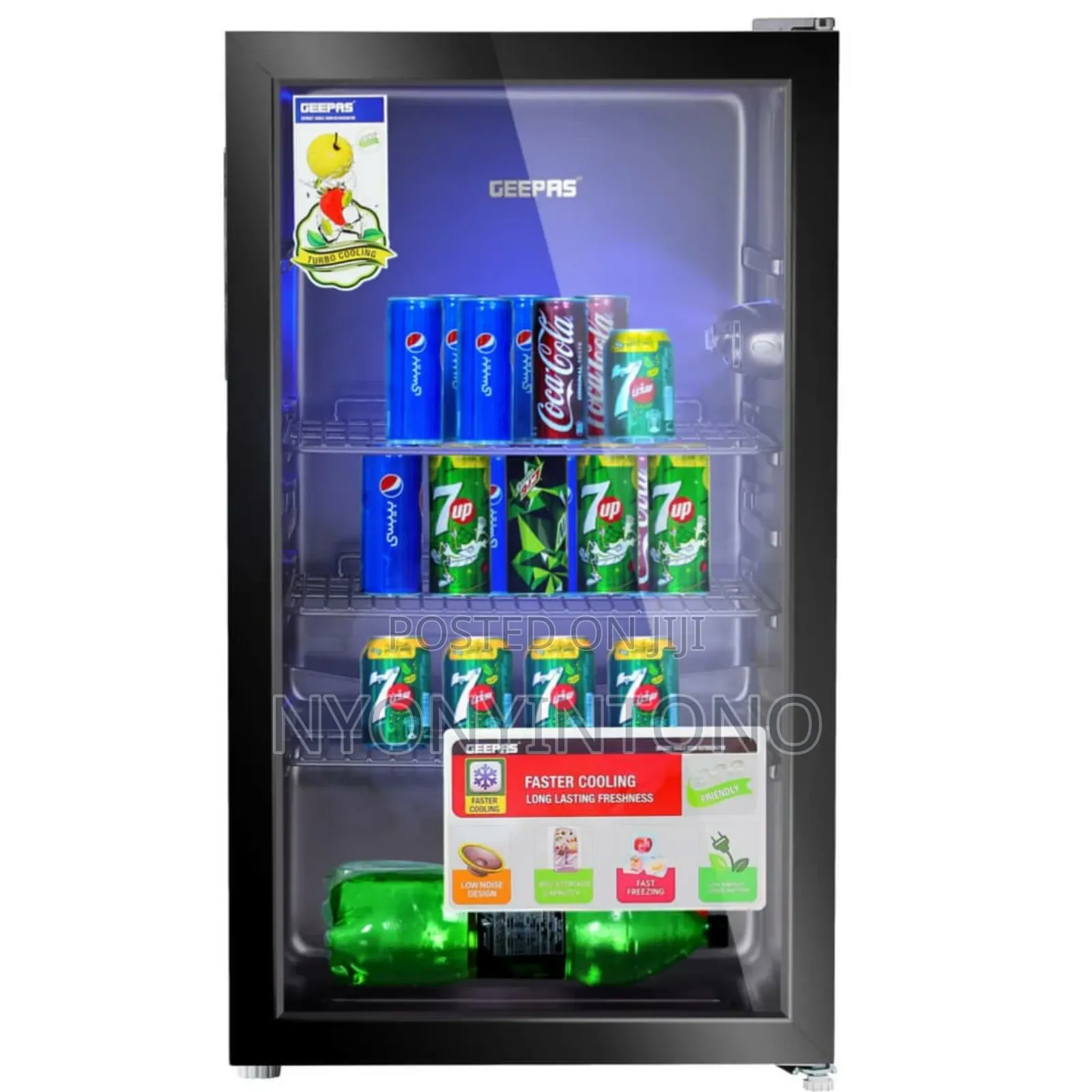 Geepas 120litres Showcase Chiller Gsc 1223