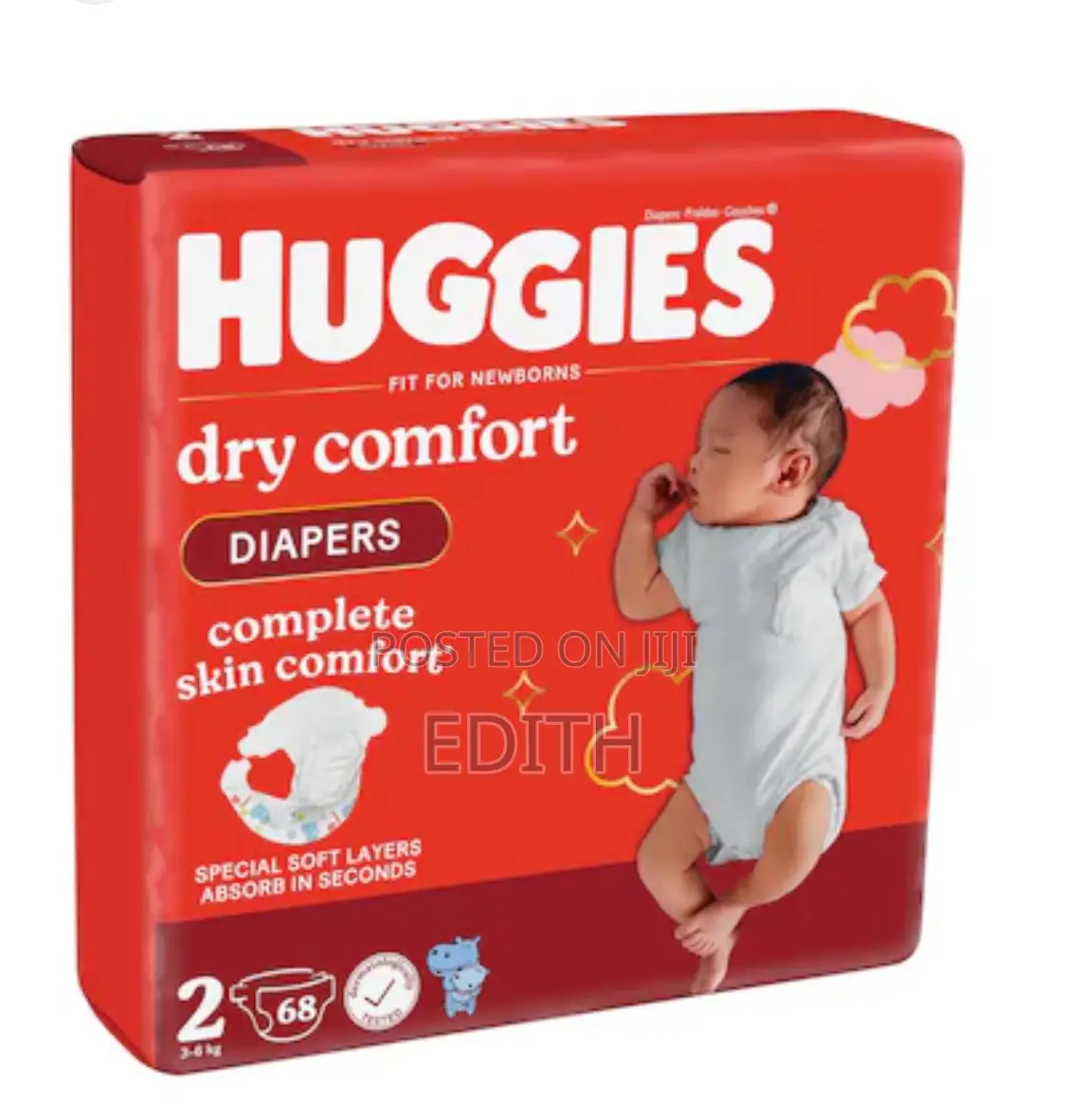 Huggies Dry Comfort Diapers No.2