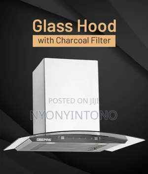 Geepas Wide Curved Glass Hood Chimney GHD-601