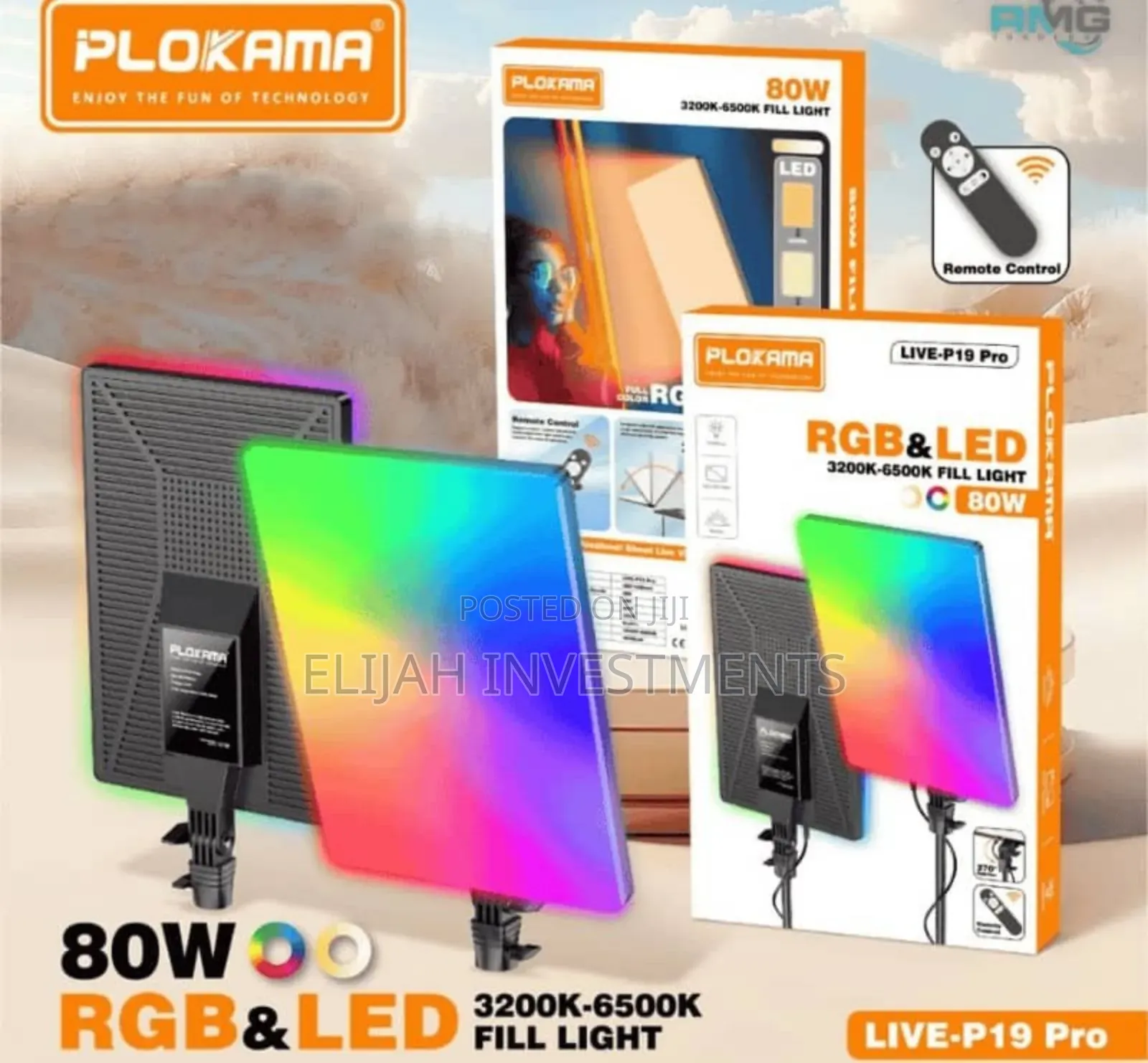 Plokama Live-P24 Pro RGB Panel Fill Light