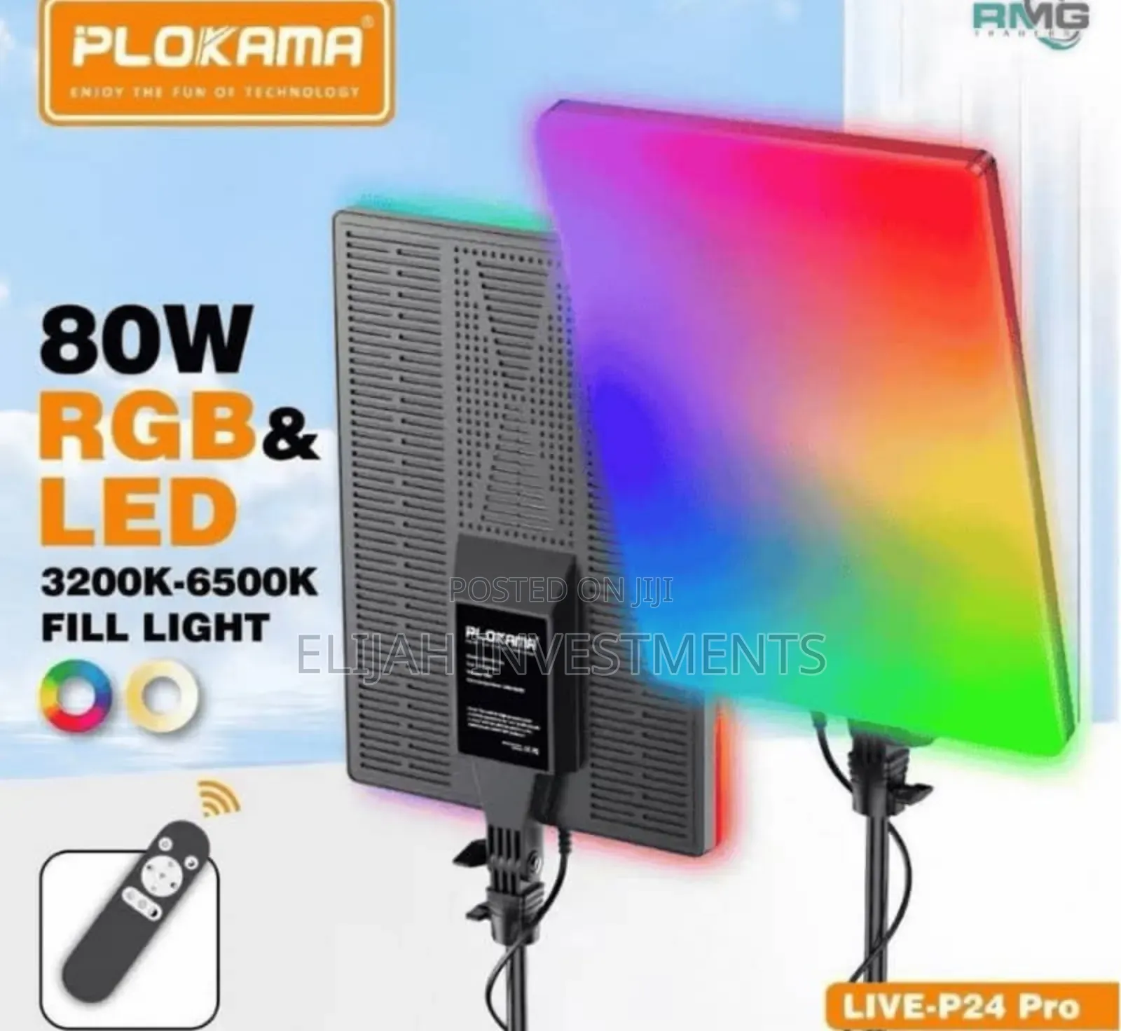 Plokama Live-P24 Pro RGB Panel Fill Light
