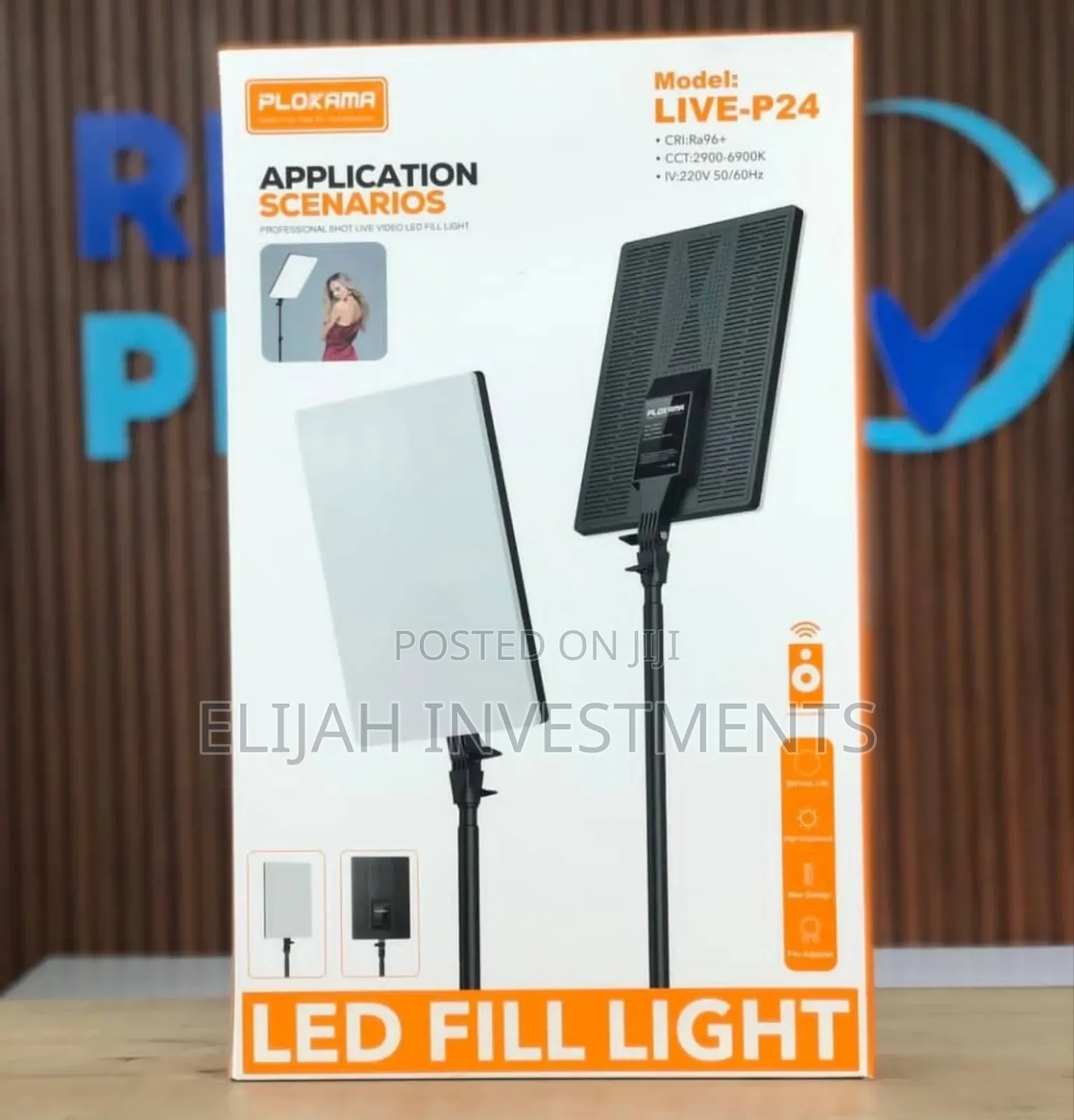 Plokama 19 Inch Live-P19 Led Fill Light Panel With Remote