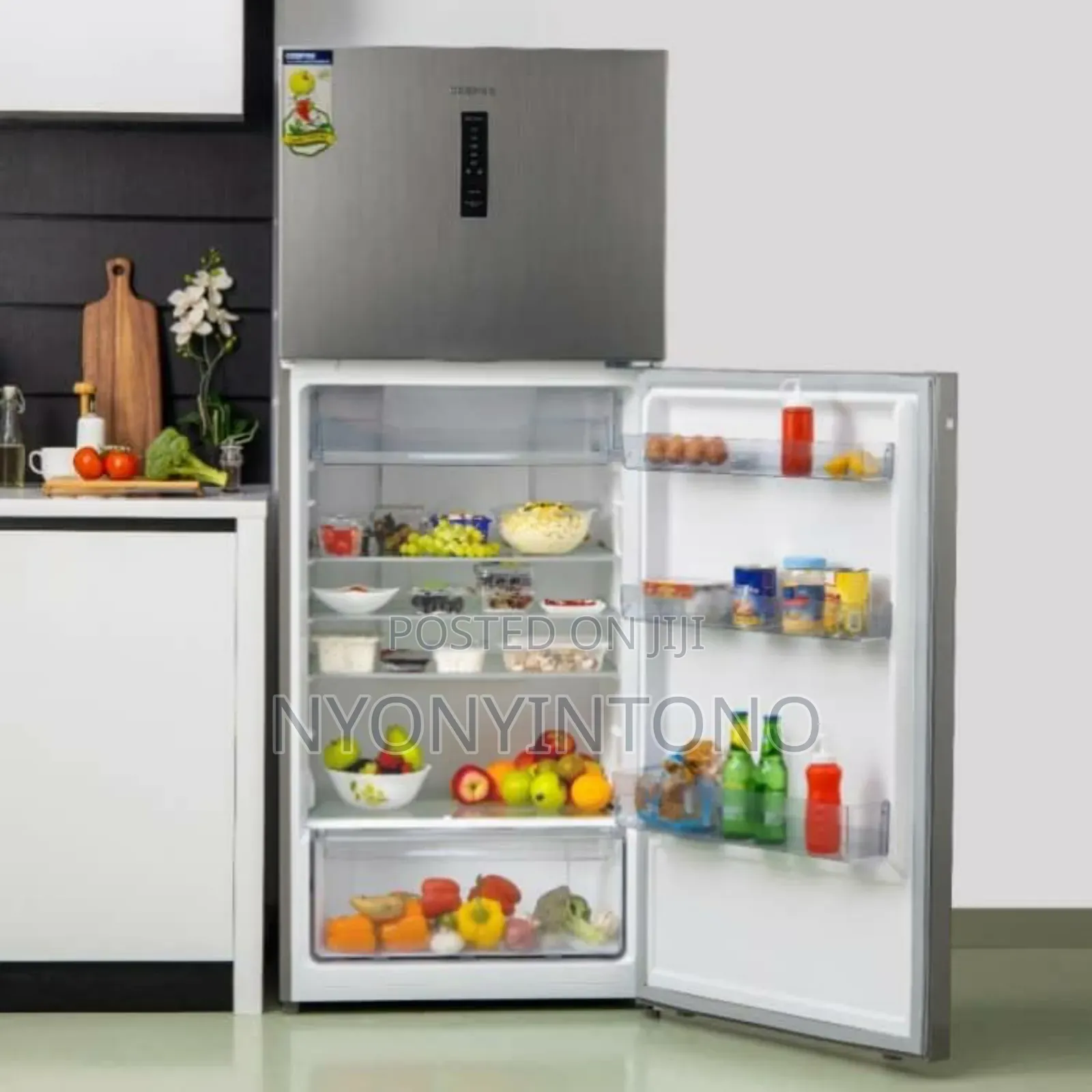 Geepas 500litre Frost Free Double Door Refrigerator GRF 5109