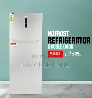 Geepas 500litre Frost Free Double Door Refrigerator GRF 5109