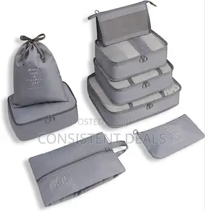8pcs Clothes Travel Pack Cubes