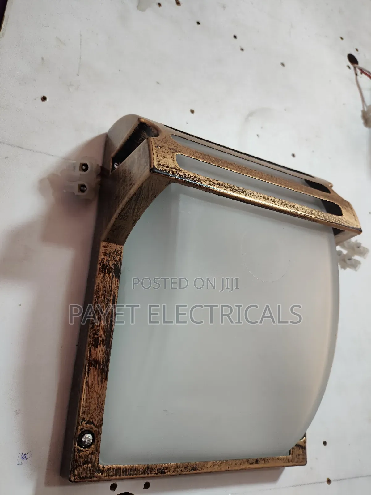 Goldish Security Wall Light/ Bulk Head