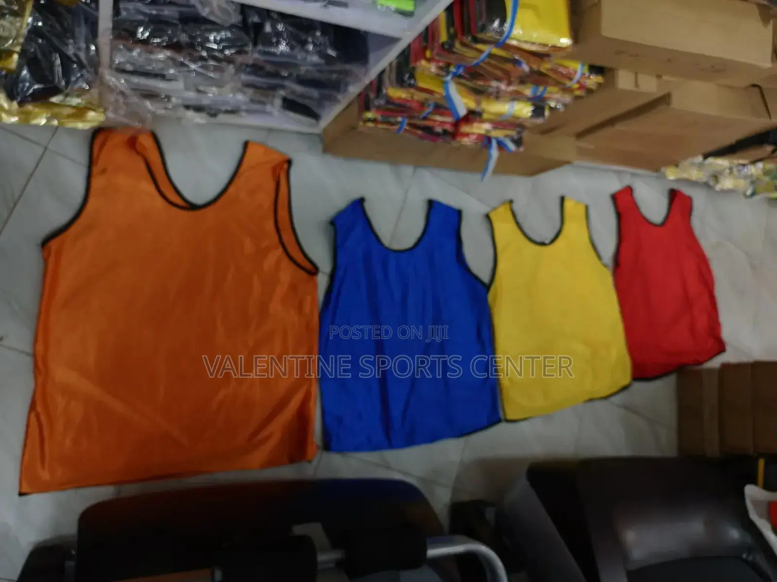Bibs Football for Sports Original Material All Colors
