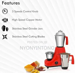 Geepas 3 In1 Stainless Steel Blender Mixer Grinder