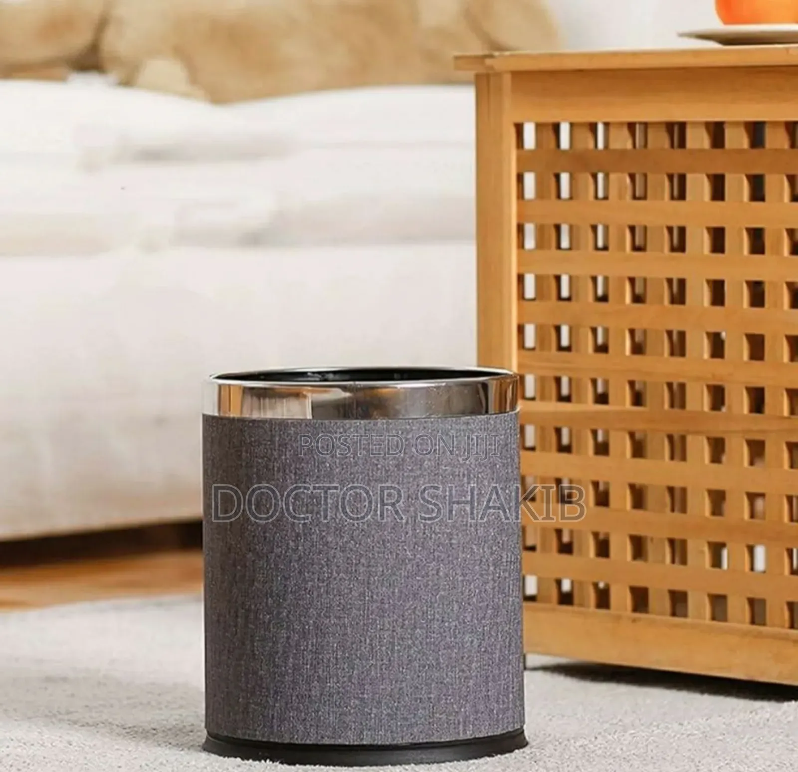 Unique Cylindrical Trash Bin