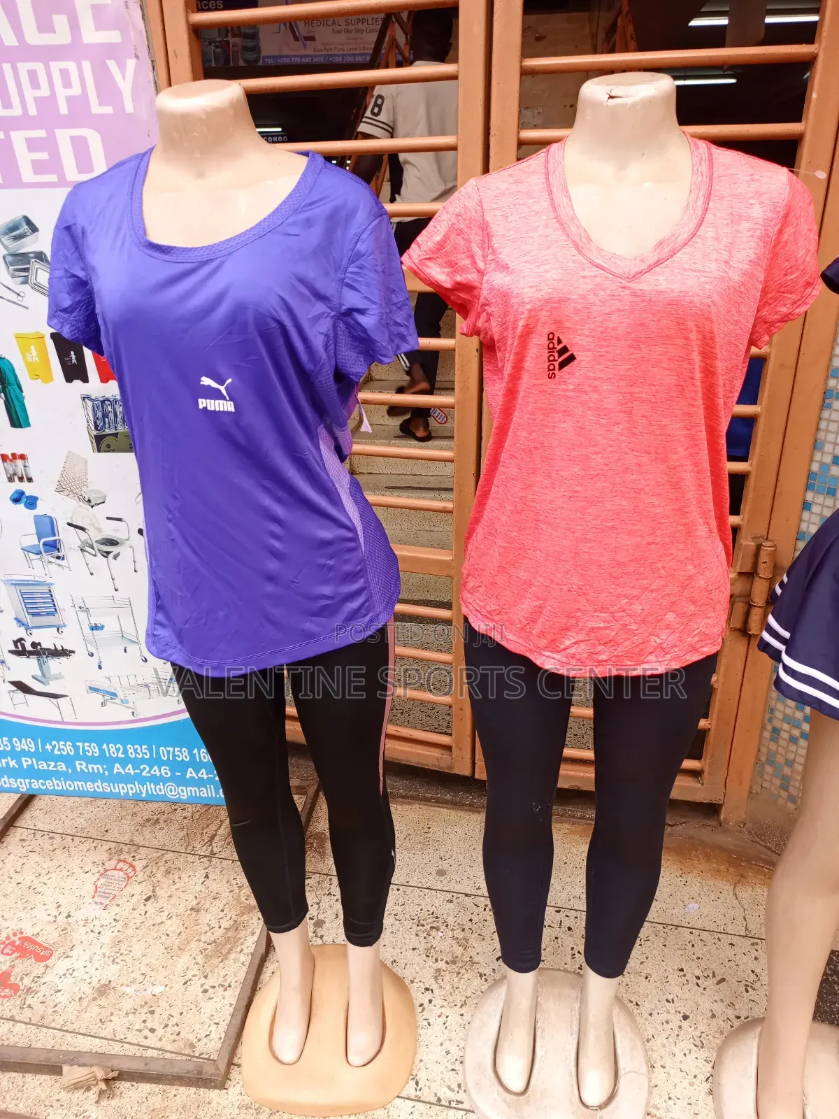 Puma and Adidas for Gym Wears Original Material