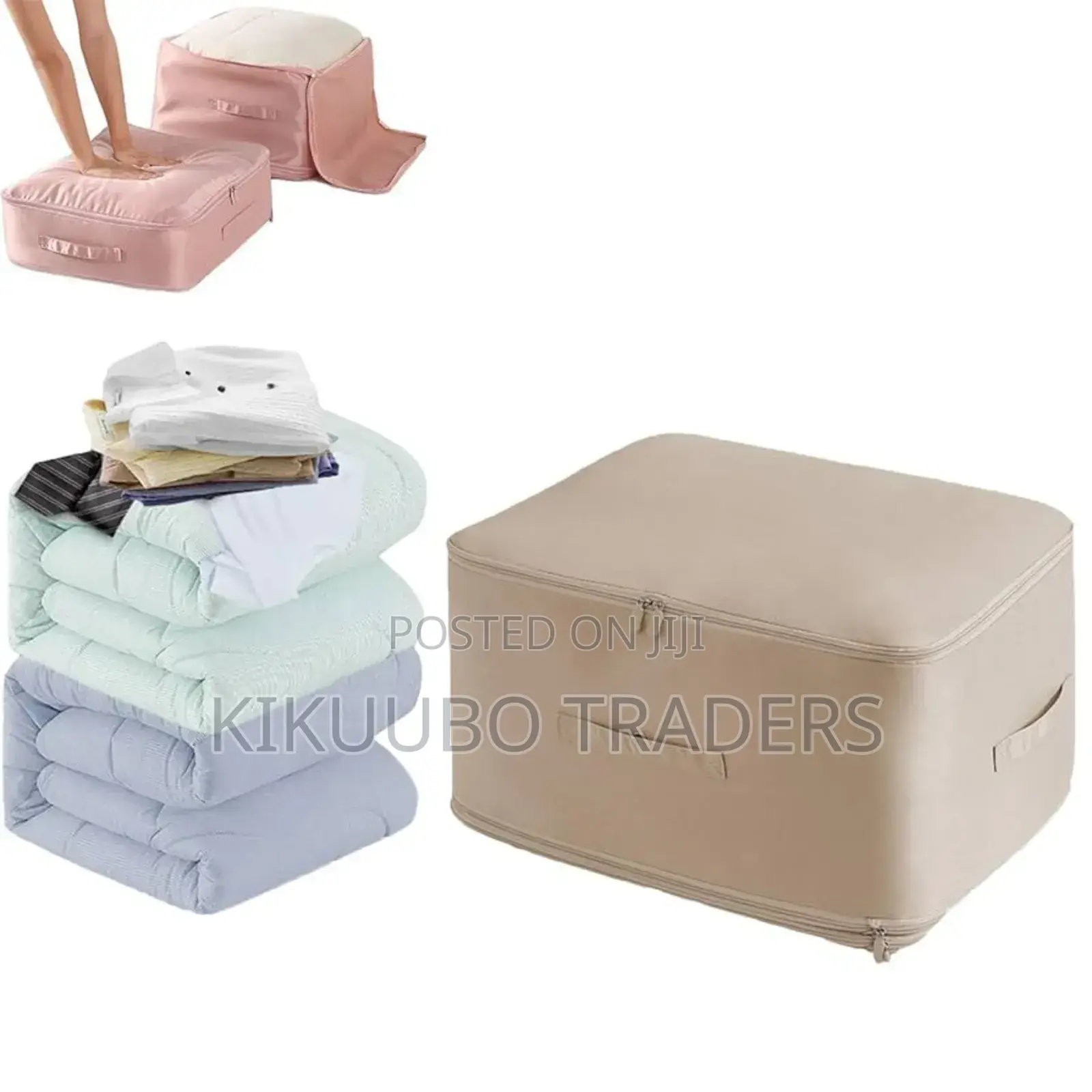 Ultra Space Saving Self Compression Duvet Storage Bag