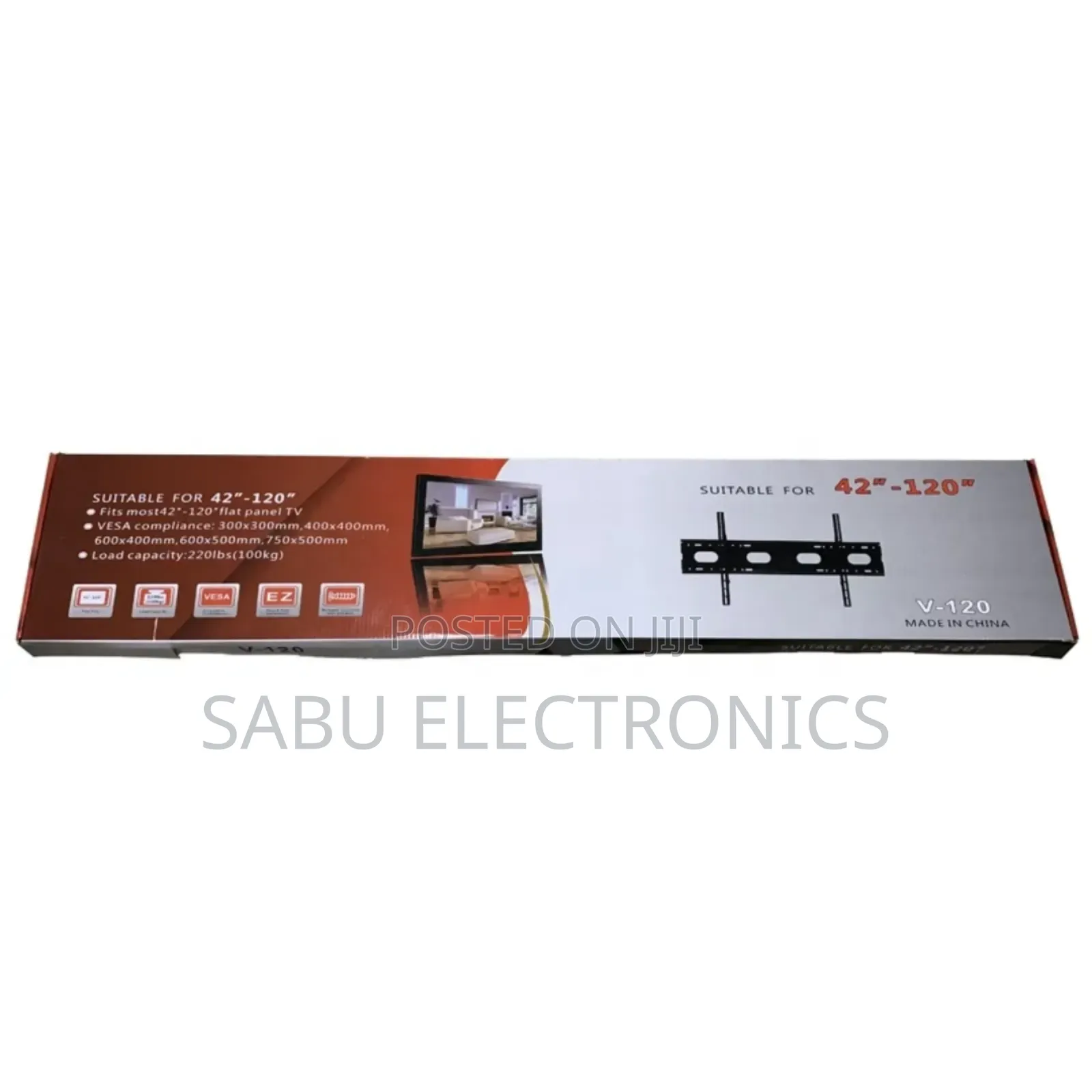 Ultra Strong Tv Mount for Giant Screens 42"–120" Heavy Duty