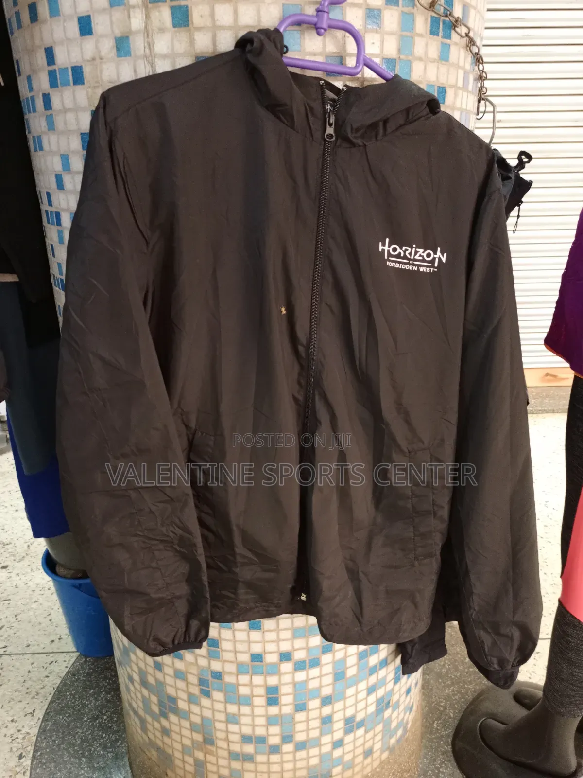 Horizon Black Colour Jacket for Gym Wears Original Material