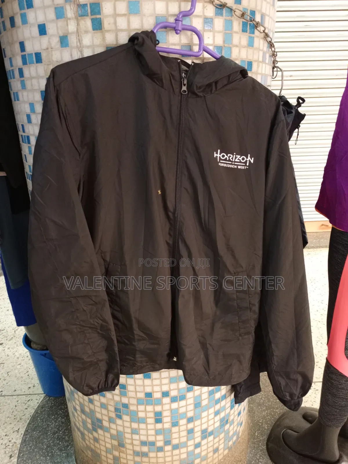 Horizon Black Colour Jacket for Gym Wears Original Material