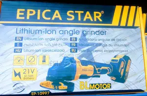 Cordless Angle Grinder (2) Batteries
