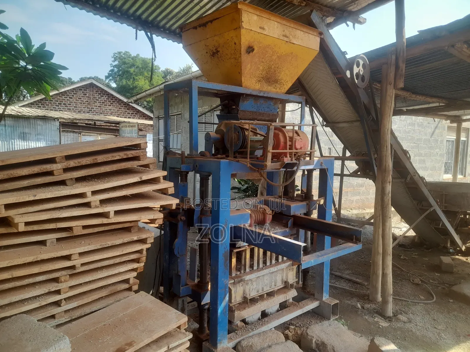 Qt40 Manual Cement Block Making Machine
