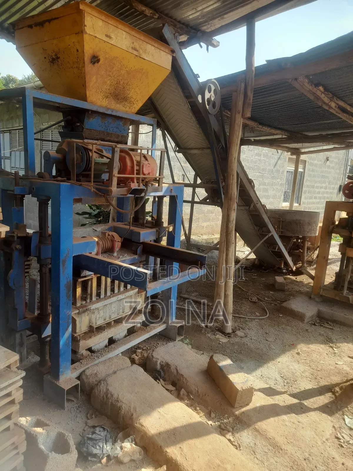 Qt40 Manual Cement Block Making Machine