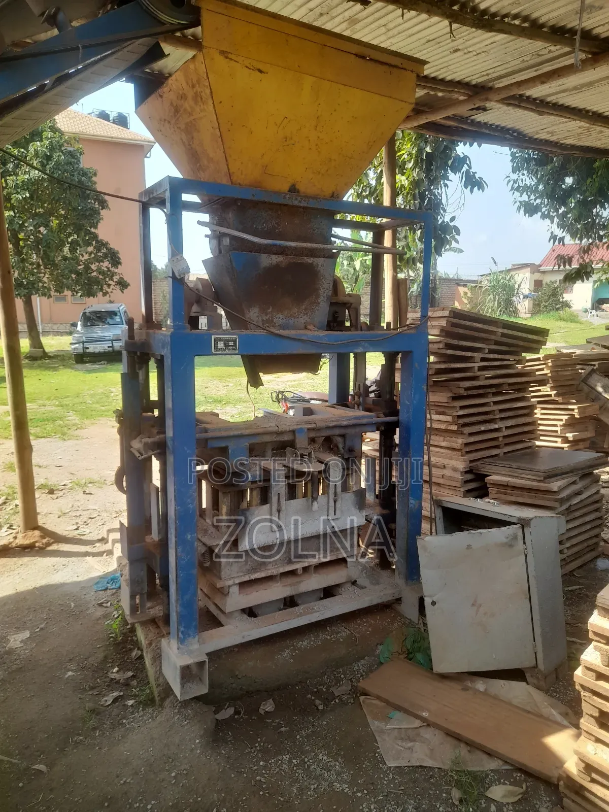 Qt40 Manual Cement Block Making Machine