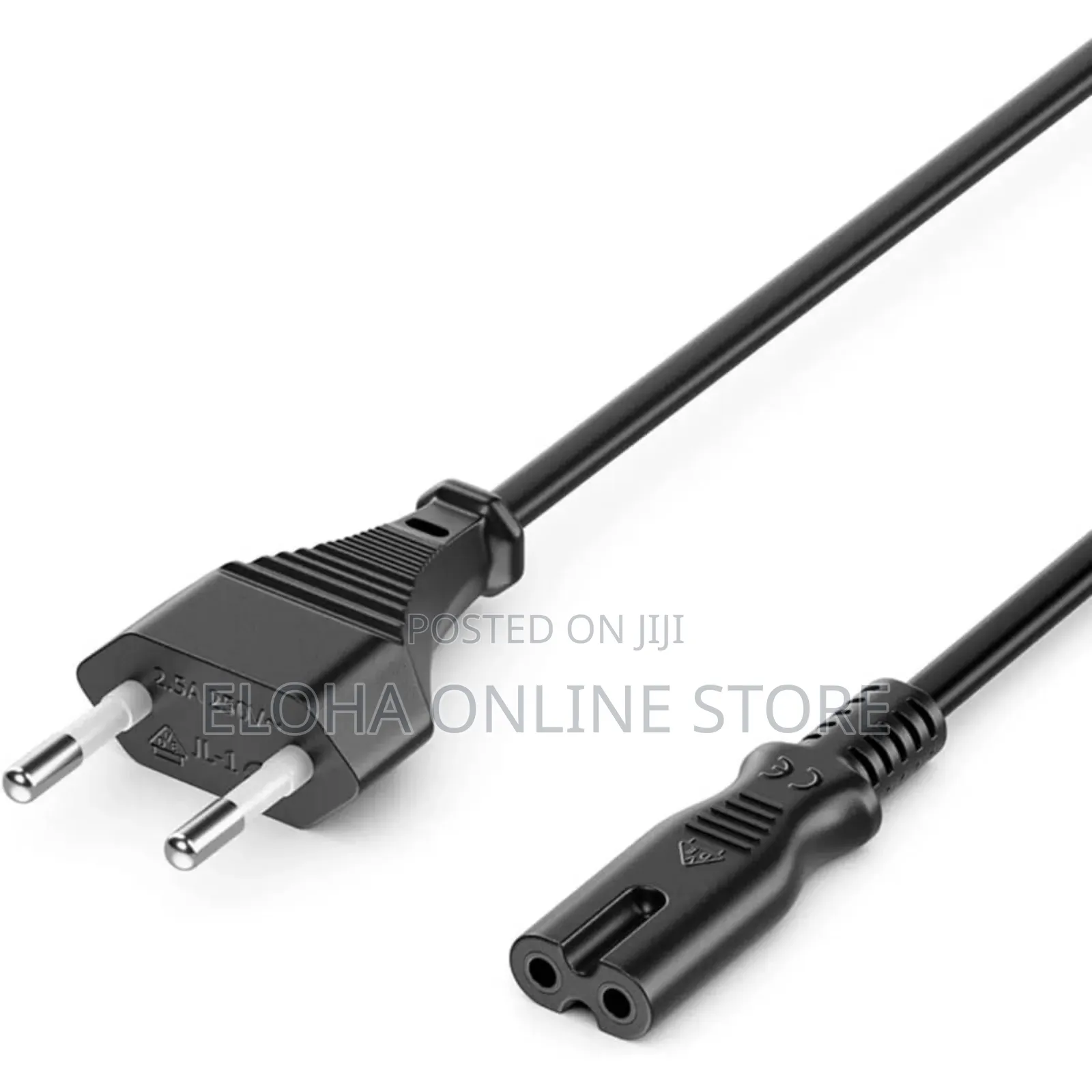 2 Poles European Universal Cable Plug