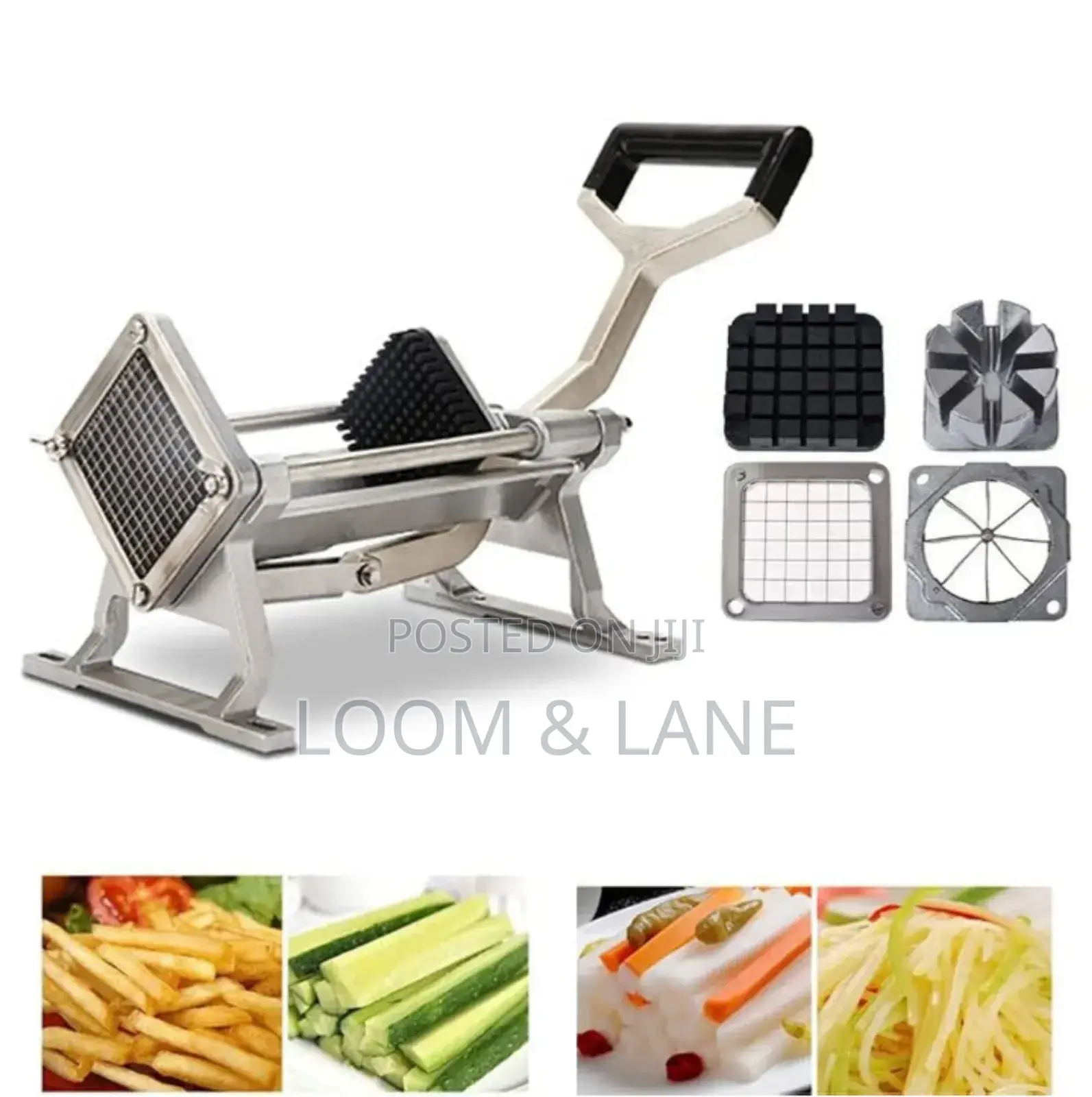 Perfect Fries Cutter— Strong, Easy Safe (Commercial/Home)