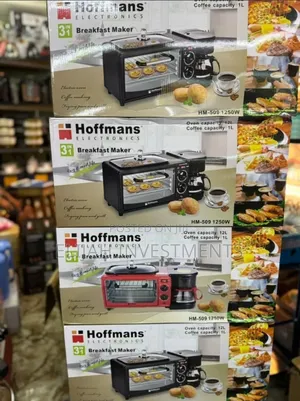 Hoffmans Hm-509 3-in-1 Breakfast Maker-13litres