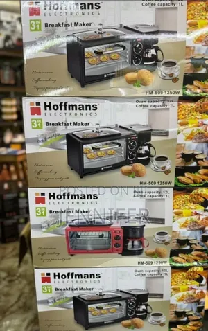 Hoffmans Hm-509 3-in-1 Breakfast Maker-13litres