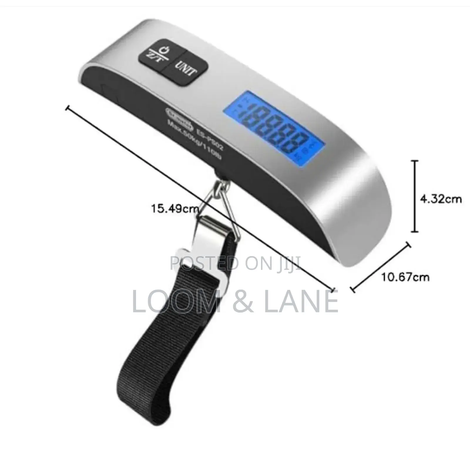 Digital Travel Luggage Scale, Max Weight 50kg