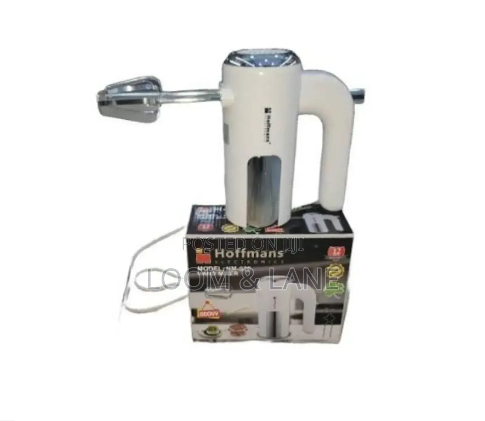 Egg and Dough Beater Hand Mixer Electric White Color