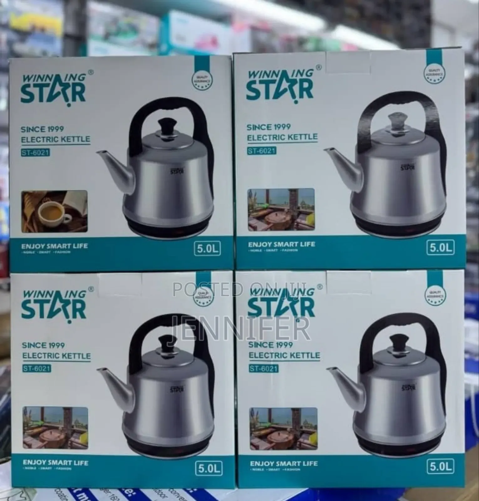 Winningstar 5 Littre Electric Kettle – Silver