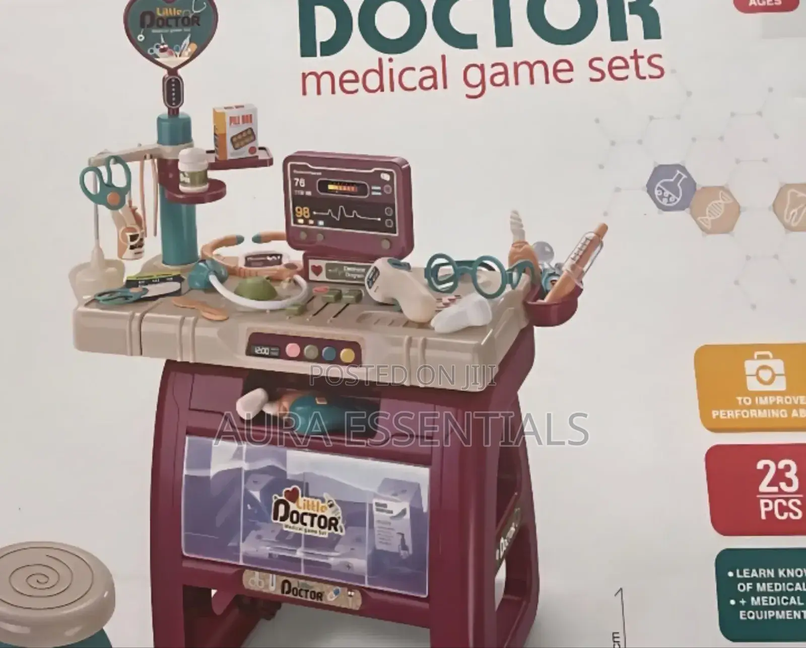 23pcs Kids Doctor Game Set(Doctor Play House