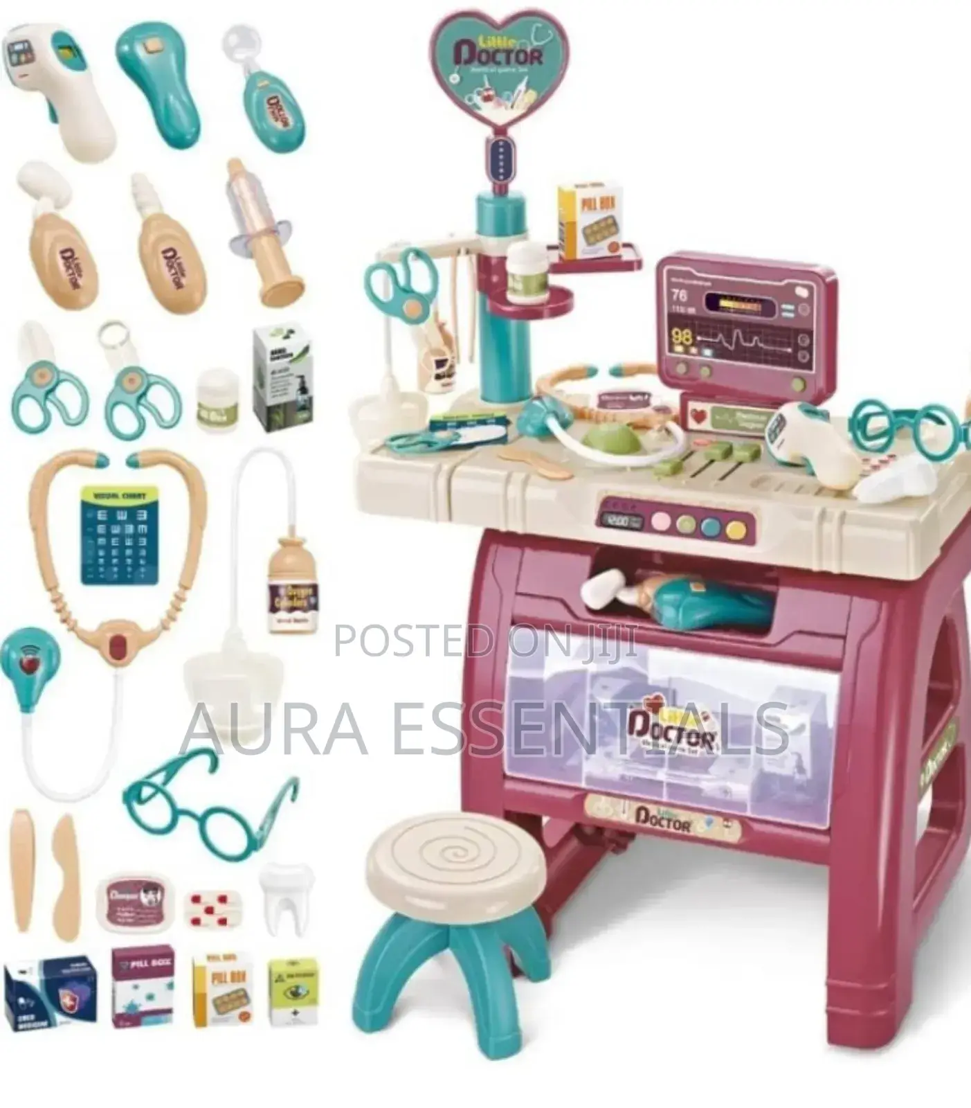 23pcs Kids Doctor Game Set(Doctor Play House