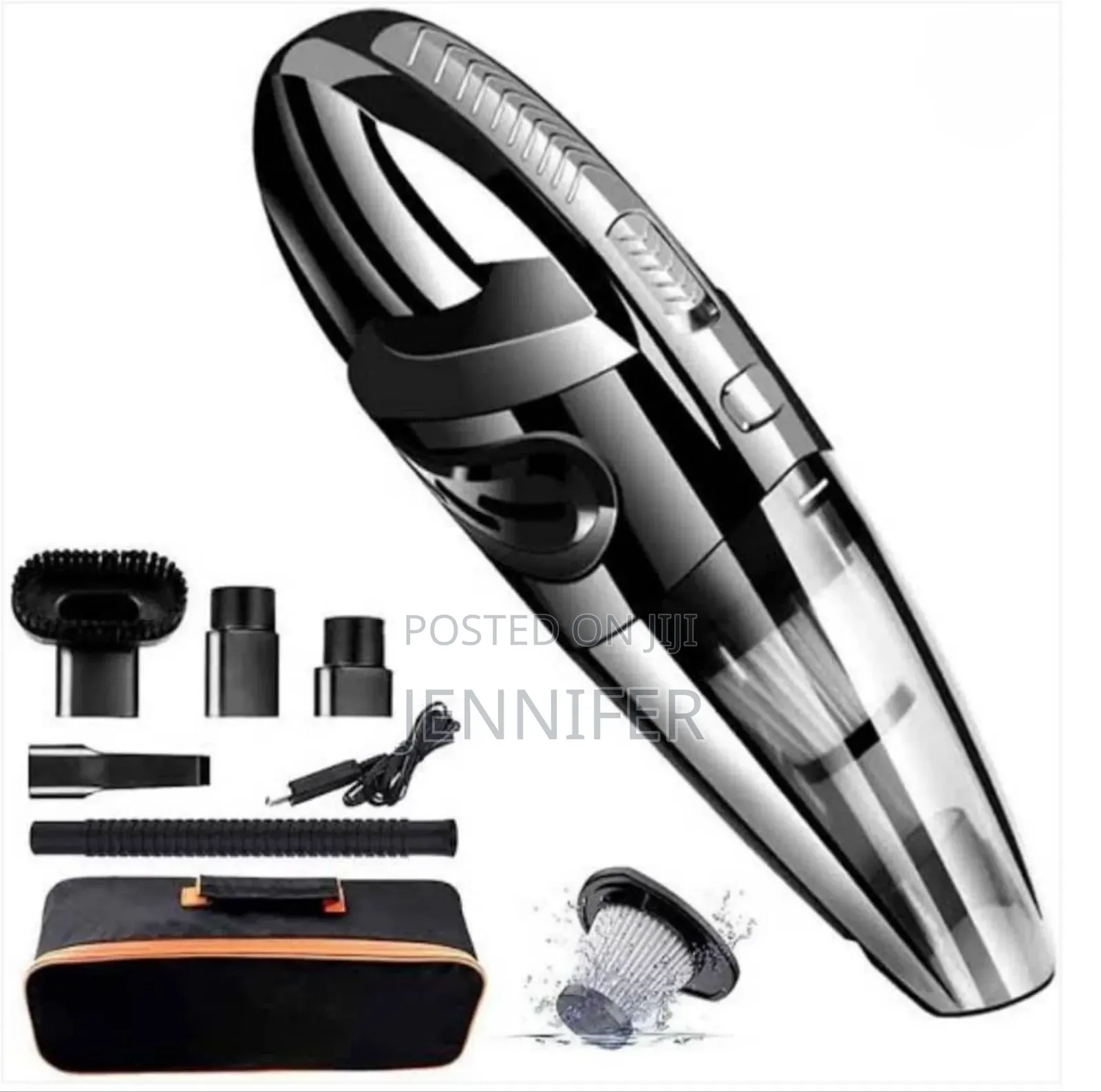 Portable Handheld 3000pa 120w Car Vacuum Cleaner