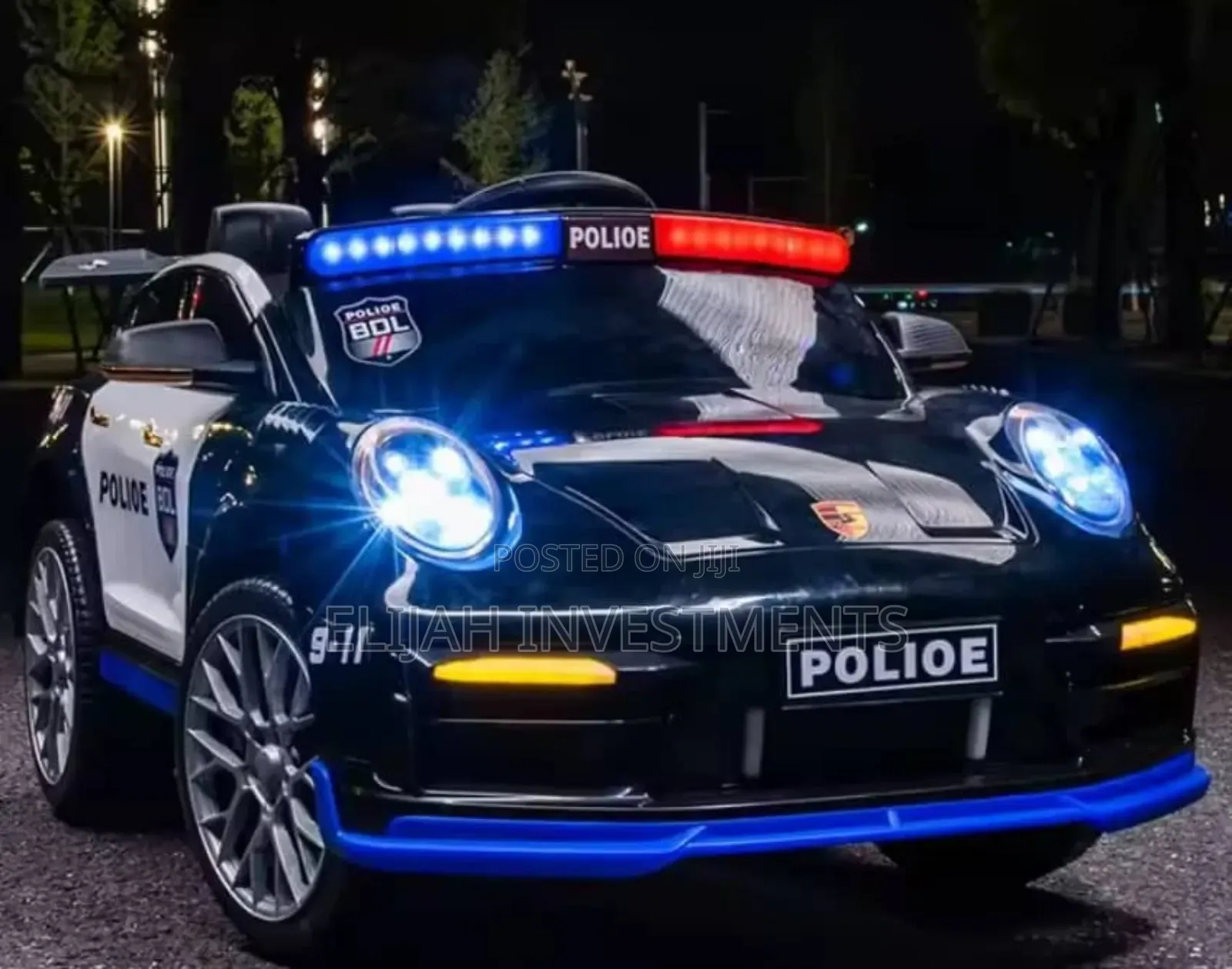 Powerche Police Ride Kids Ride Car