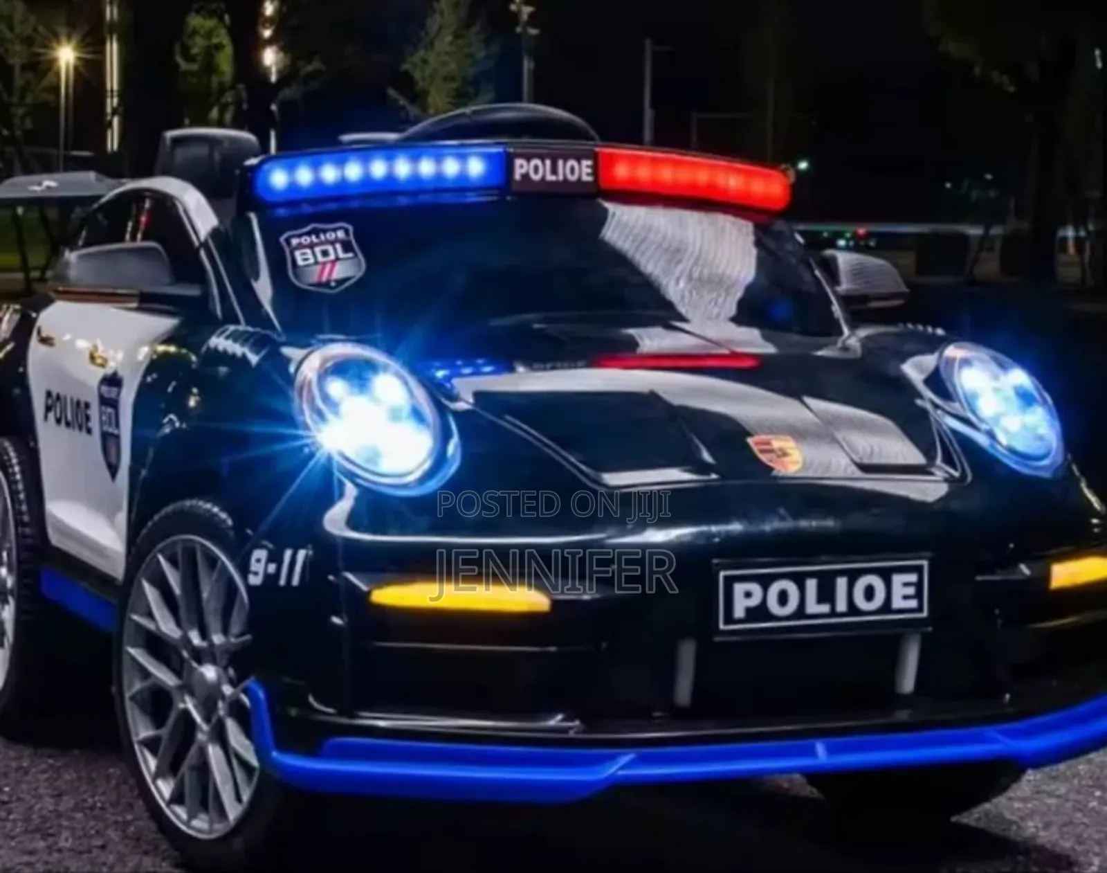 Powerche Police Ride Kids Ride Car