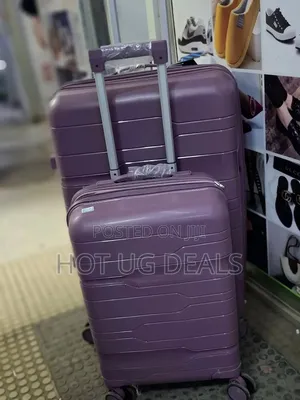 3 Pieces Set Of Waterproof Rubber Travel Suitcases- Vary