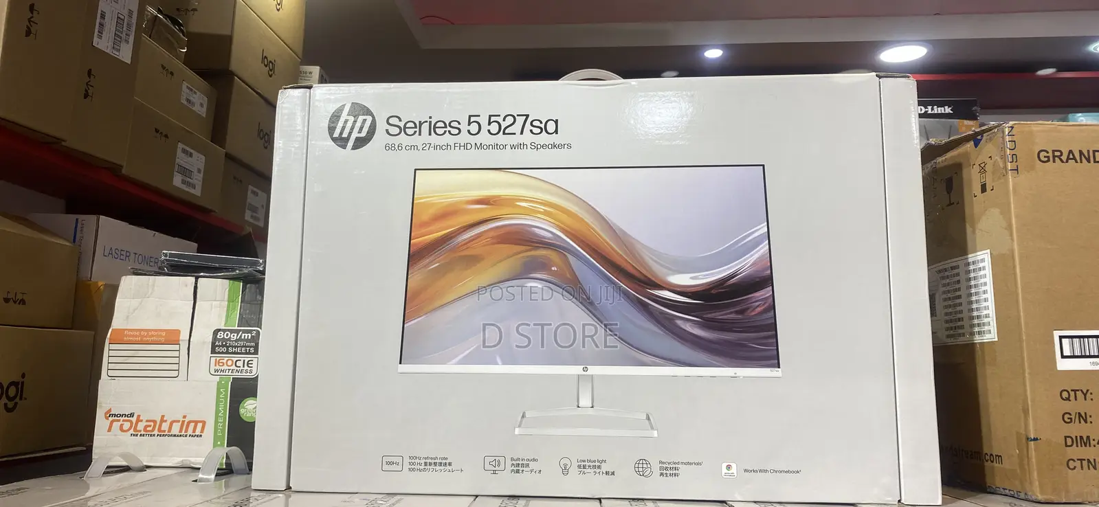 Hp Series 5 27 Inch FHD Monitor With Speakers - 527sa