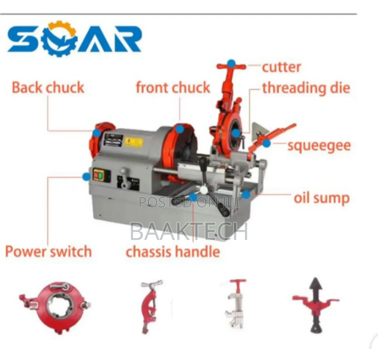 Portable Electric Threading Machine