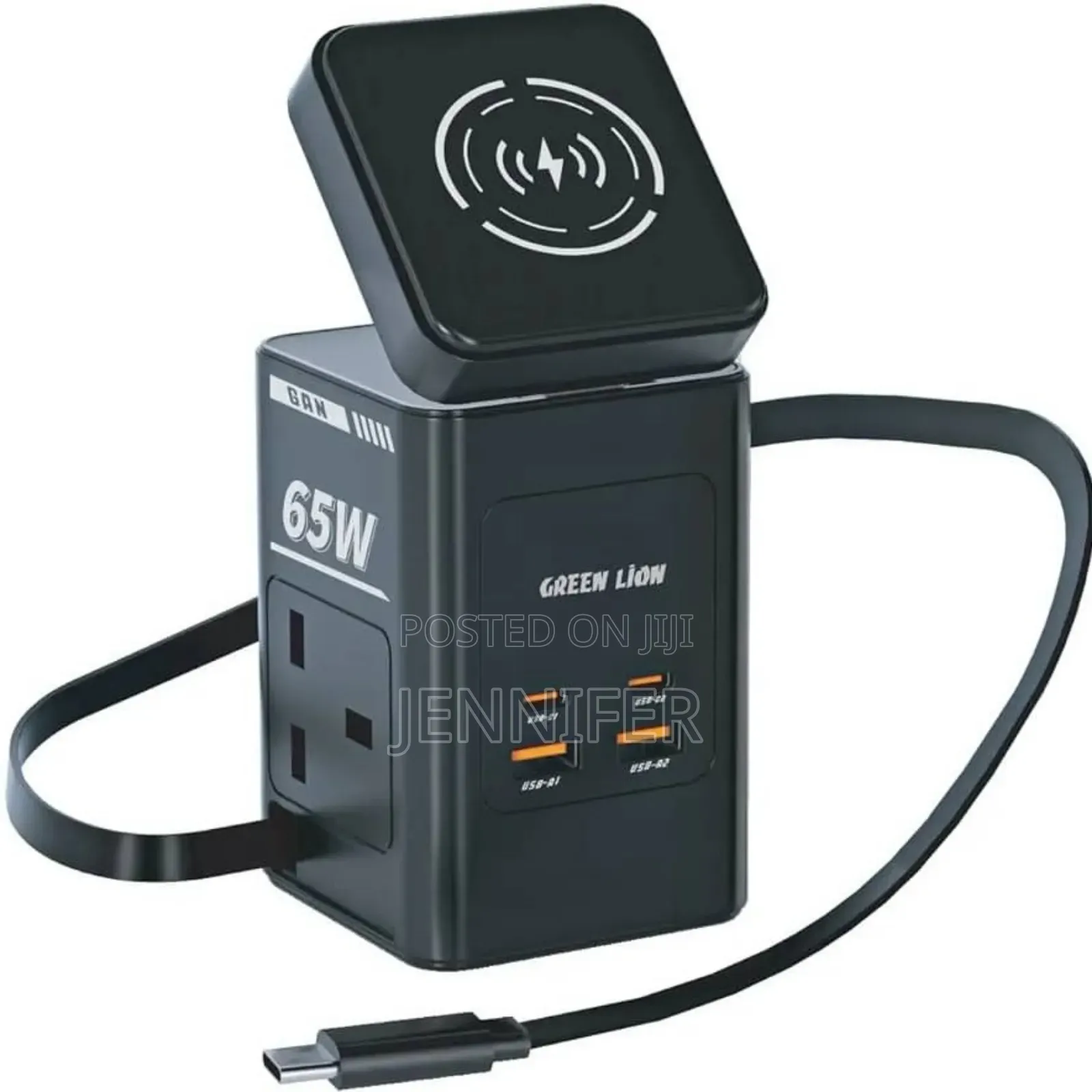 Green Lion 8-in-1 Power Station Travel Adapter