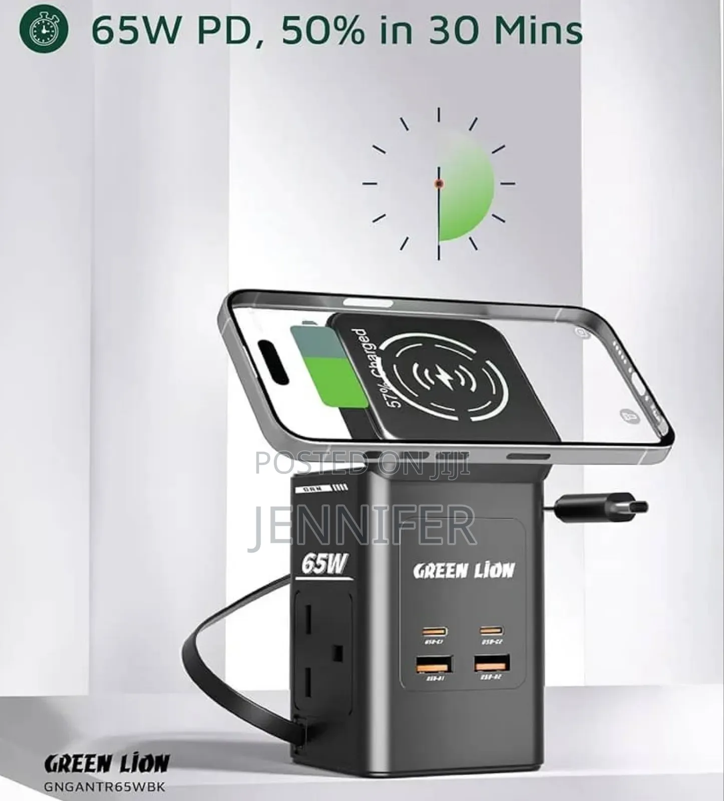 Green Lion 8-in-1 Power Station Travel Adapter