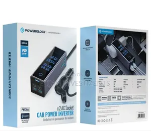 Powerology 2ac Socket Car Power Inverter