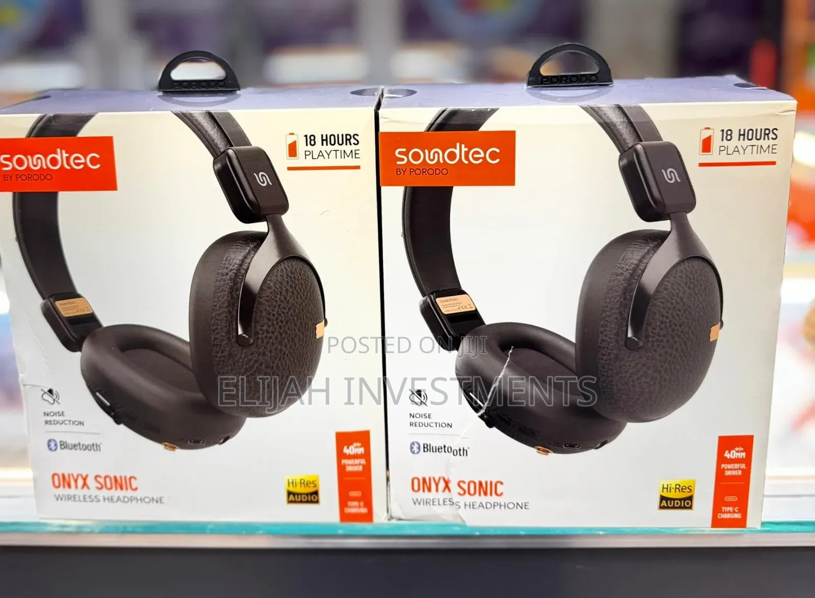 Porodo Soundtec Onyx Sonic Wireless Headphones