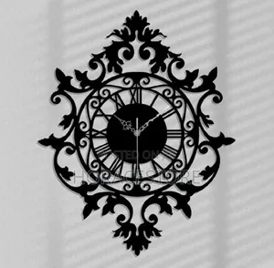 Large Metallic Wall Clock
