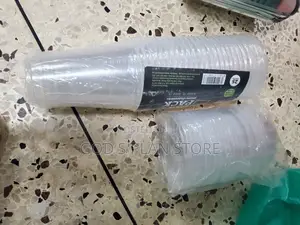 400mls Disposable Glasses 25pcs Pack With Covers