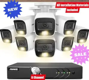 8 Channel Hik Vision CCTV Camera Full System/ Truevision Kit