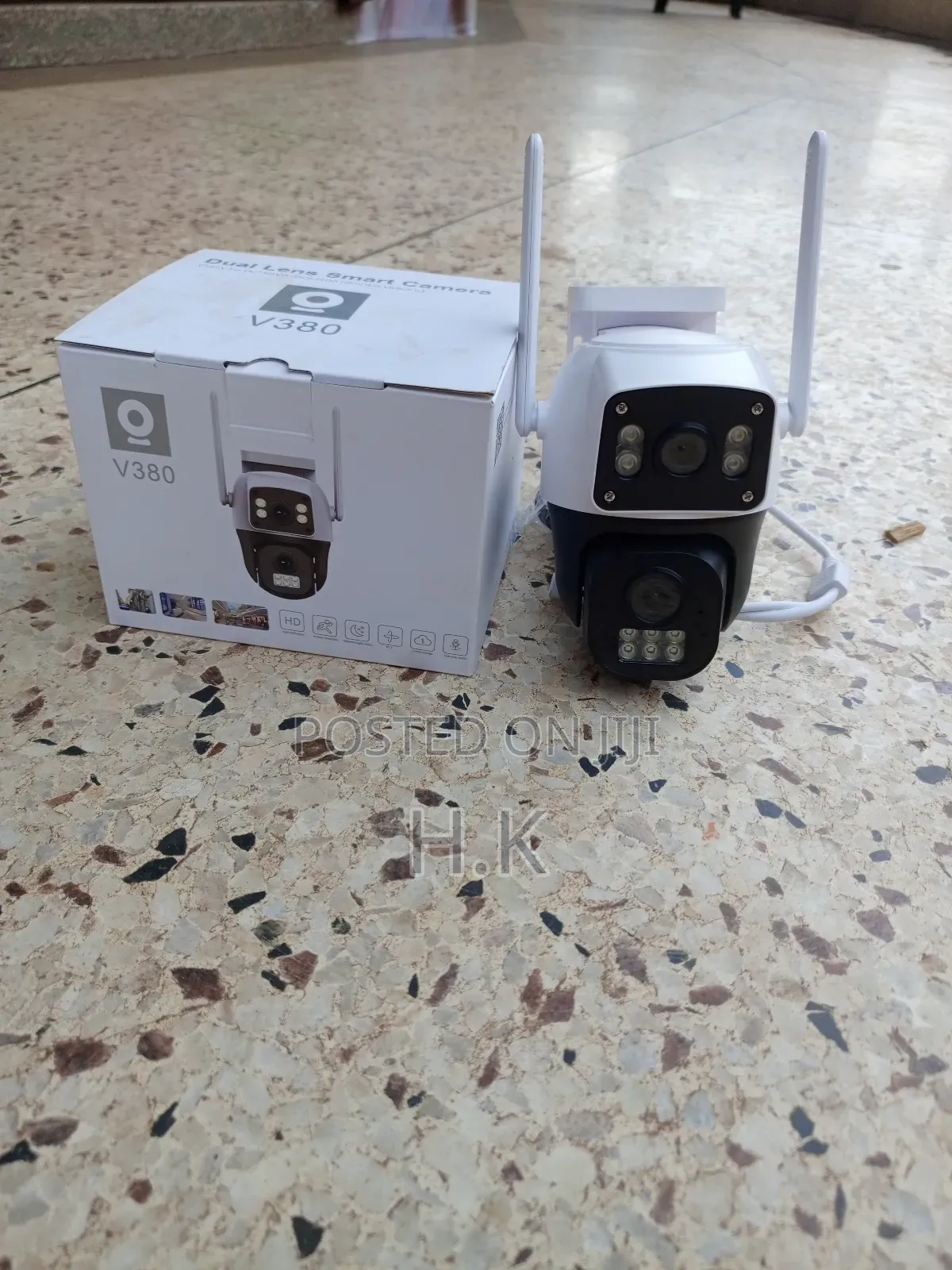 V380 Pro Dual Lens Security Camera.