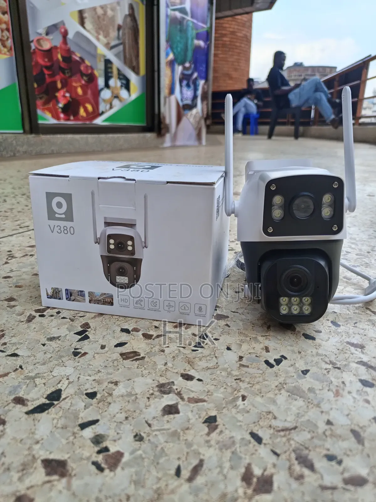 V380 Pro Dual Lens Security Camera.